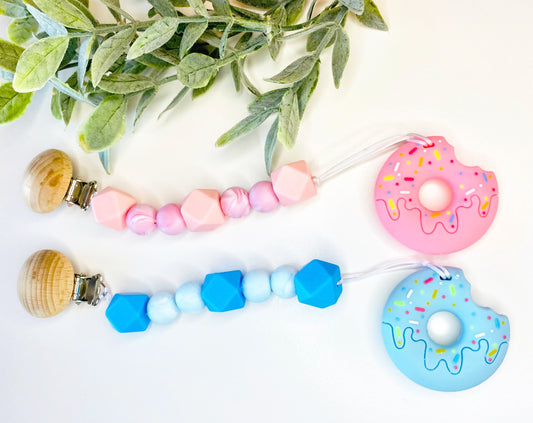 Donut Teethers with Clip
